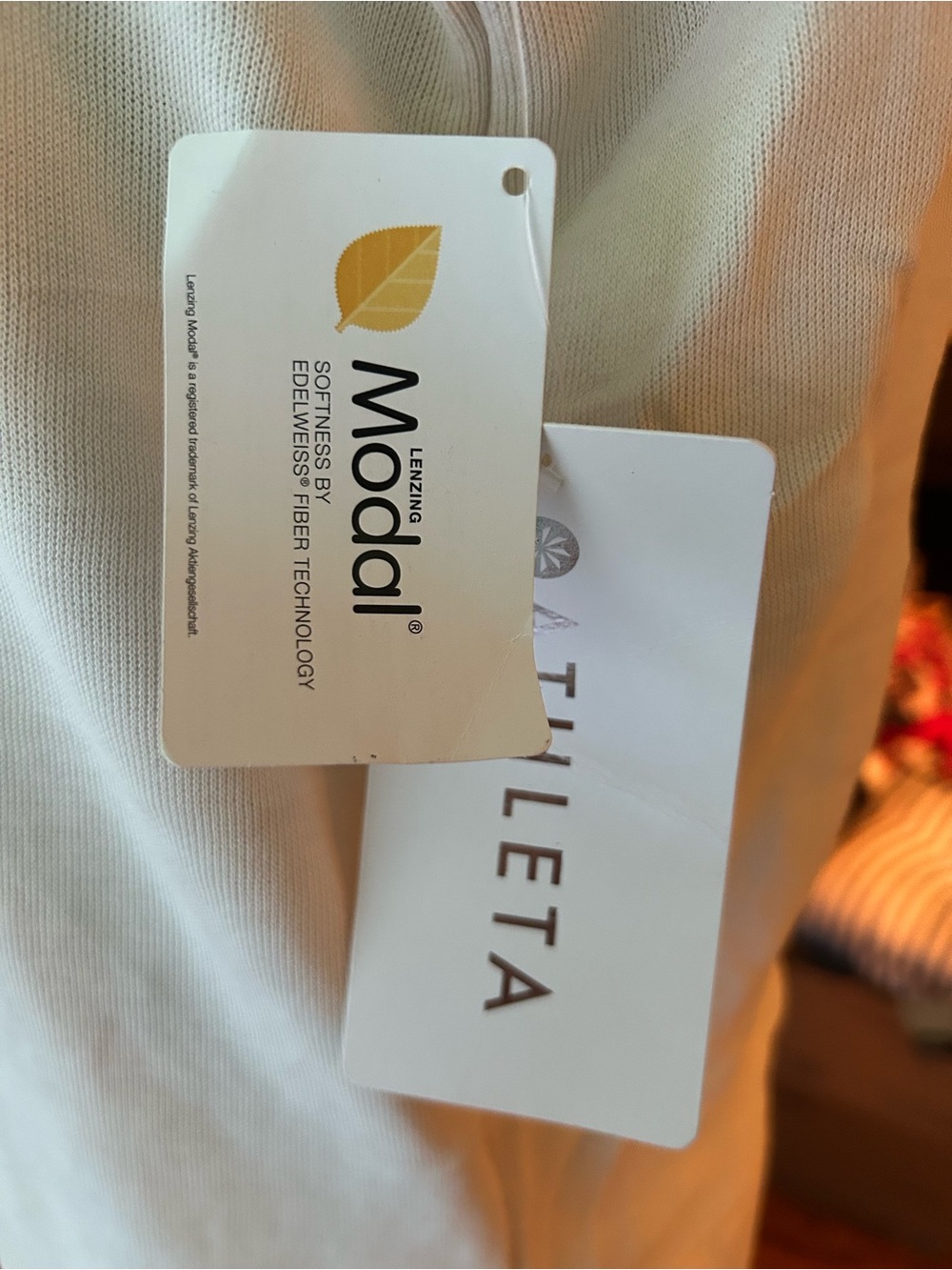 Athleta Carl stone white Serenity V Back Tank. LP new with tags. - Picture 6 of 14